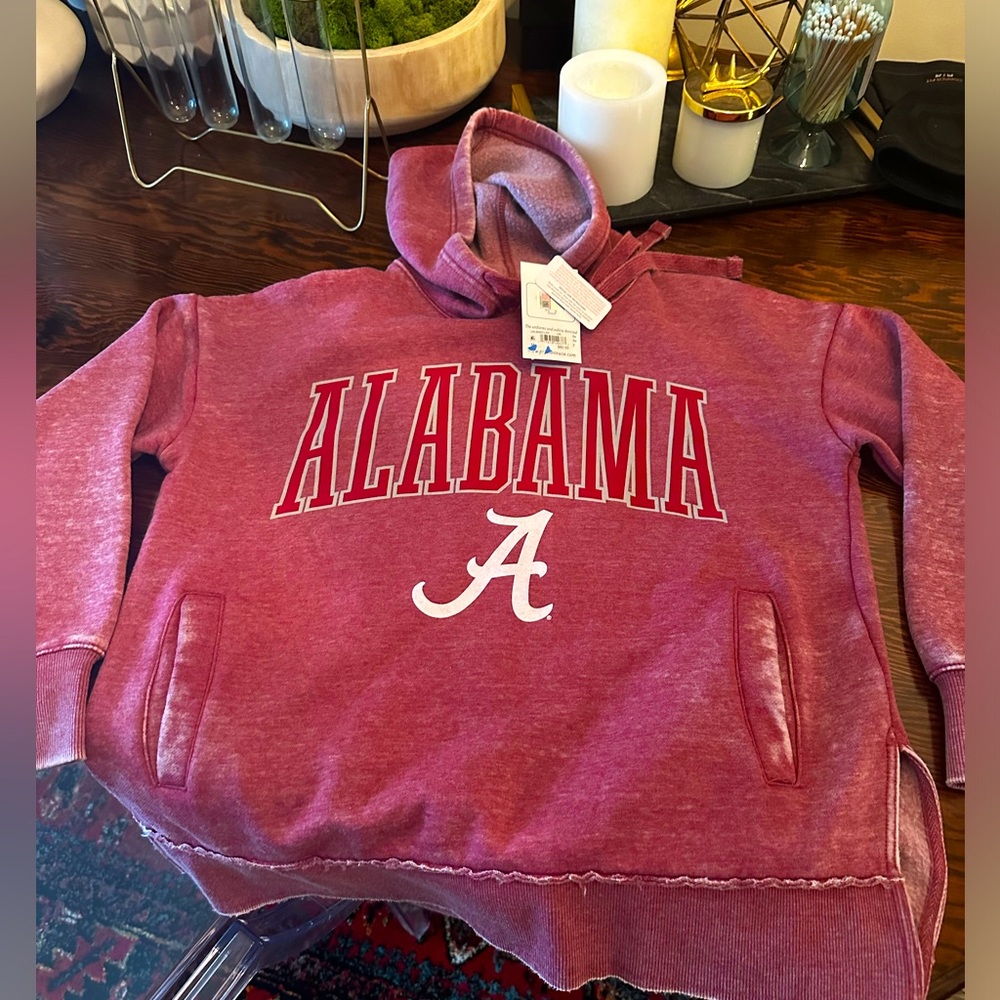 Women’s Alabama Crimson Tide soft distressed hoodie sweatshirt